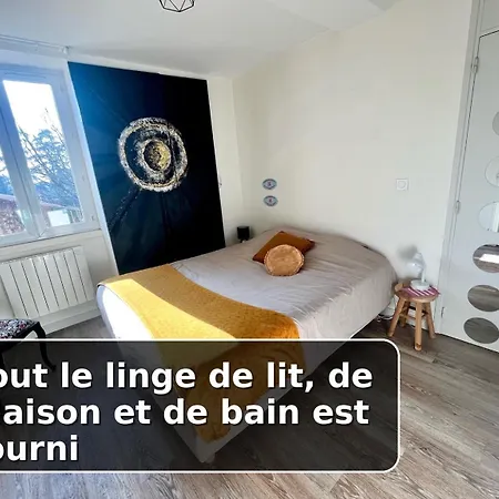 Le Cosy, Rives Entre Lyon Et Grenoble, Lit Queen 160, 4 Pers, Calme Cote Jardin Appartement Rives (Isere)